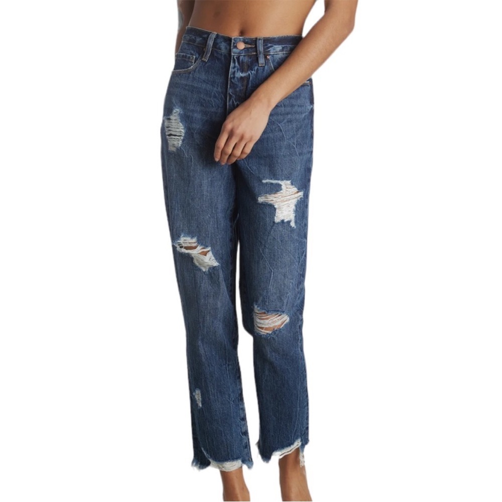 Blue Revival Monaco Blue Boyfriend Jean Sz 27 NWT